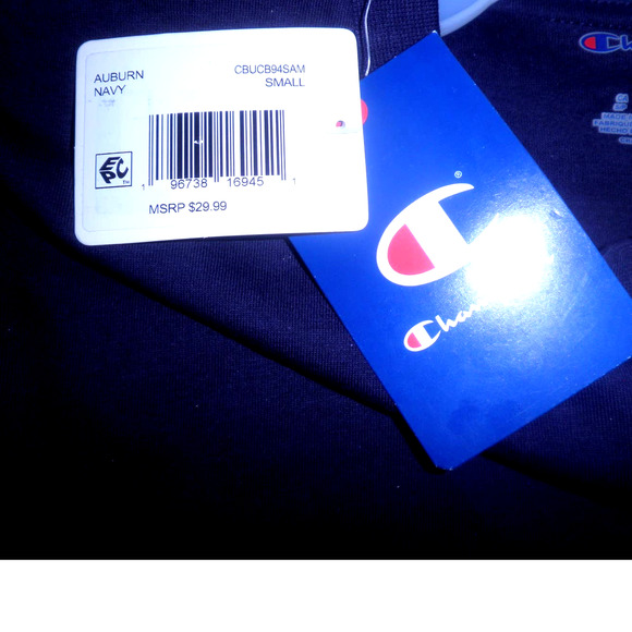 Champion Licensed NCAA Shirt, Auburn University, Founded 1856, Orange and Blue - Picture 6 of 8